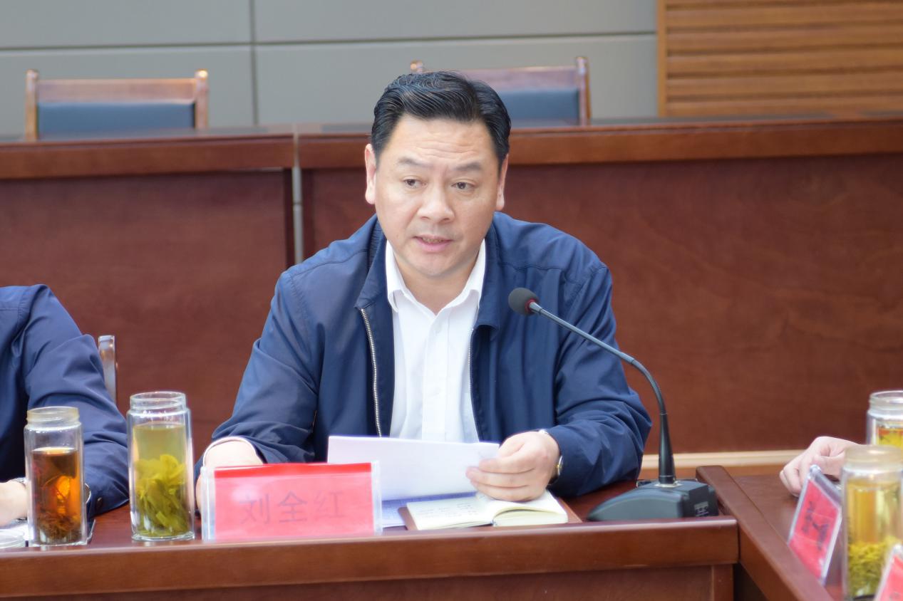 金国江参加杨垱战区第一季度精准扶贫五方会商暨末位约谈会议
